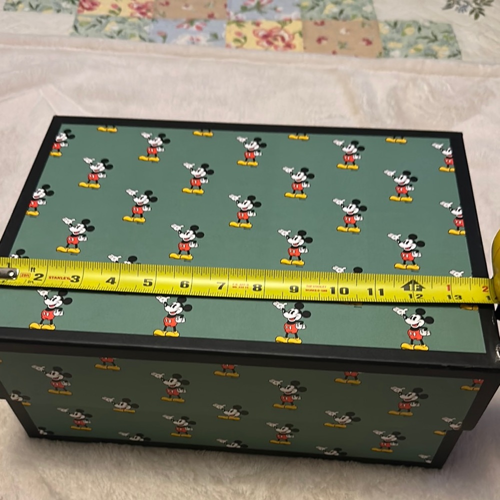 Mickey Mouse Green Storage Box